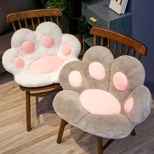 70*60cm Kawaii Cat Paw Plush Soft Cushion