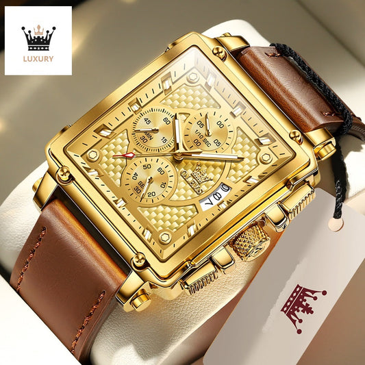 Top Luxury Square Men Wristwatch